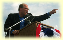 David Cobb delivers a fiery speech in Wisconsin